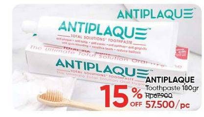 Promo Harga ANTIPLAQUE Toothpaste 180 gr - Guardian