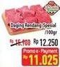 Promo Harga Daging Rendang Sapi Spesial per 100 gr - Hypermart