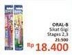 Promo Harga ORAL B Toothbrush Stages For Kid Stages 2, Stages 3  - Alfamidi