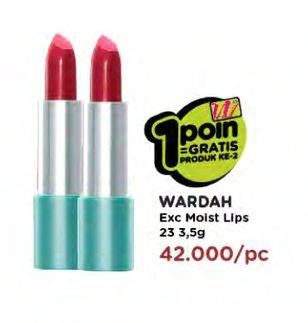 Promo Harga WARDAH Exclusive Lipstick Moist  - Watsons