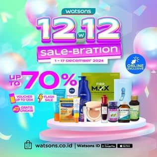 Promo Harga 1212 Sale-Bration  - Watsons