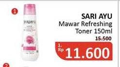 Promo Harga SARIAYU Refreshing Toner Mawar 150 ml - Alfamidi