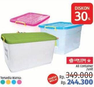 Promo Harga LION STAR Wagon Container All Variants  - LotteMart