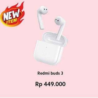 Promo Harga XIAOMI Redmi Buds 3  - Erafone