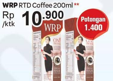 Promo Harga WRP Diet Coffee 200 ml - Carrefour