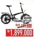 Promo Harga GENIO Folding Bike 20"  - Hypermart