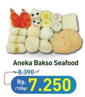 Promo Harga Aneka Bakso Seafood per 100 gr - Hypermart