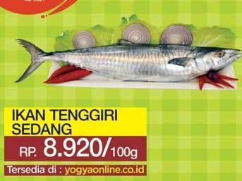 Promo Harga Ikan Tenggiri Sedang per 100 gr - Yogya