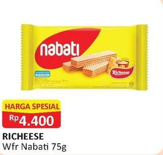 Promo Harga NABATI Wafer Cheese 75 gr - Alfamart