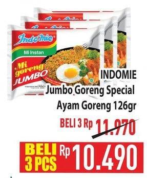 Promo Harga Indomie Mi Goreng Jumbo Spesial 129 gr - Hypermart