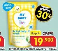 Promo Harga My Baby Hair & Body Wash All Variants 400 ml - Superindo