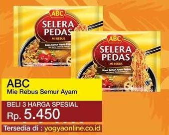 Promo Harga ABC Mie Selera Pedas Semur Ayam Pedas per 3 pcs - Yogya