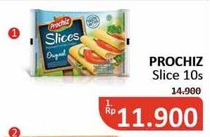 Promo Harga PROCHIZ Slices Original 170 gr - Alfamidi