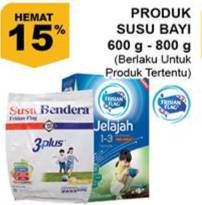 Promo Harga Produk Susu Bayi 600-800gr  - Giant