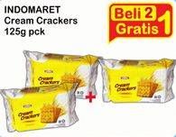 Promo Harga INDOMARET Cream Crackers 125 gr - Indomaret