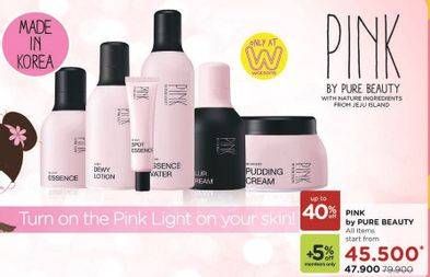 Promo Harga PINK BY PURE BEAUTY Skin Care  - Watsons