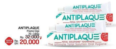 Promo Harga Antiplaque Toothpaste 75 gr - LotteMart