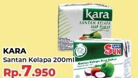 Promo Harga Kara Coconut Cream (Santan Kelapa) 200 ml - Yogya
