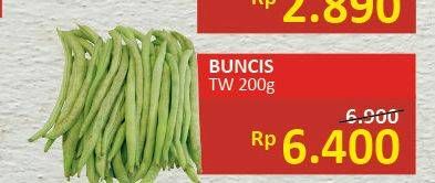 Promo Harga Buncis per 200 gr - Alfamidi