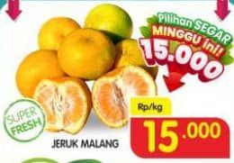 Promo Harga Jeruk Malang per 1000 gr - Superindo