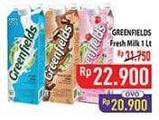 Promo Harga Greenfields Fresh Milk 1000 ml - Hypermart