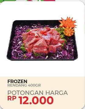 Promo Harga Daging Rendang Sapi Frozen 400 gr - Yogya