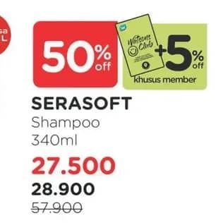 Promo Harga Serasoft Shampoo 340 ml - Watsons