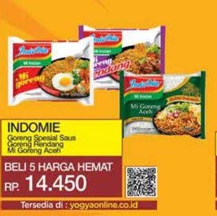 Promo Harga Indomie Mi Goreng Spesial Plus, Rendang, Aceh 85 gr - Yogya