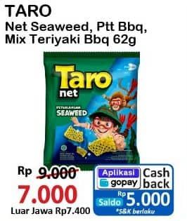 Promo Harga Taro Net Mix Teriyaki Barbeque, Potato BBQ, Seaweed 65 gr - Alfamart