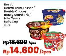 Promo Harga Milo Cereal Balls/Koko Krunch/Honey Star/Tix Cereal  - Indomaret