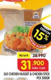 365 Chicken Nugget & Stick 500g