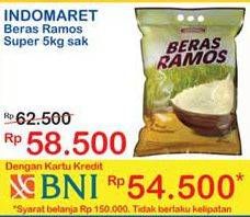 Promo Harga Indomaret Beras Ramos Super 5 kg - Indomaret