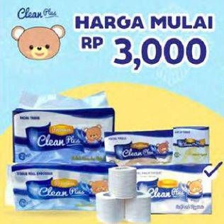 Promo Harga Clean Plus Tissue  - Carrefour