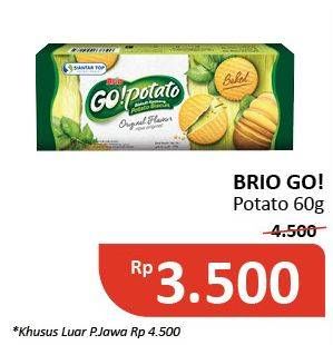Promo Harga SIANTAR TOP GO Potato Biskuit Kentang 60 gr - Alfamidi