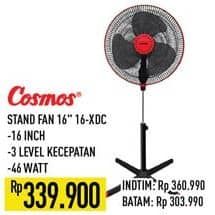 Promo Harga Cosmos 16 XDC Stand Fan 16 inch  - Hypermart