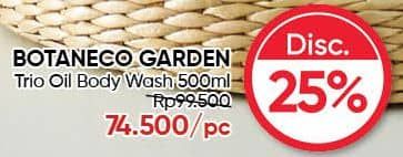 Promo Harga Botaneco Garden Body Wash Tri Oil 500 ml - Guardian