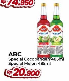 Promo Harga ABC Syrup Special Grade Coco Pandan, Melon 485 ml - Yogya