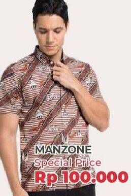 Promo Harga MANZONE T-Shirt Batik  - Carrefour