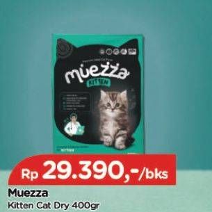 Promo Harga Muezza Cat Food Dry Kitten 400 gr - TIP TOP