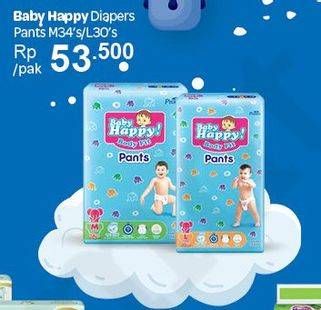 Promo Harga Baby Happy Body Fit Pants M34, L30  - Carrefour