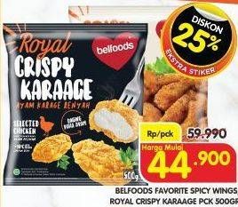 Promo Harga BELFOODS Spicy Wing/Royal Crispy Karaage  - Superindo