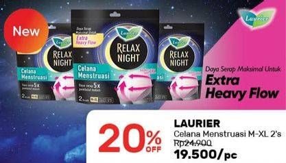 Promo Harga Laurier Celana Menstruasi M-XL 2 pcs - Guardian