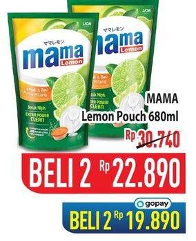 Promo Harga Mama Lemon Cairan Pencuci Piring 680 ml - Hypermart