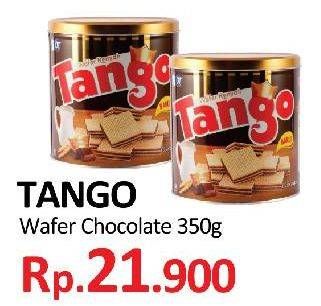 Promo Harga TANGO Wafer Chocolate 350 gr - Yogya
