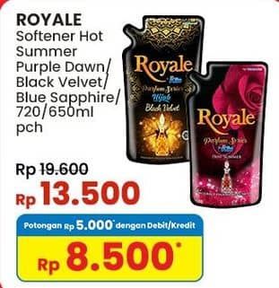 Promo Harga So Klin Royale Parfum Collection Hot Summer, Purple Dawn, Black Velvet, Blue Sapphire 650 ml - Indomaret