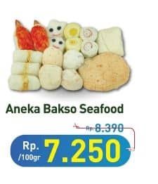 Promo Harga Aneka Bakso Seafood per 100 gr - Hypermart