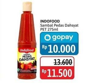 Promo Harga Indofood Sambal Pedas Dahsyat 275 ml - Alfamidi