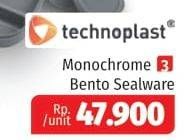 Promo Harga TECHNOPLAST Monochrome Bento Sealware  - Lotte Grosir