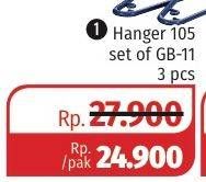 Promo Harga LION STAR Hanger GB-11 3 pcs - Lotte Grosir