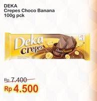 Promo Harga DUA KELINCI Deka Crepes Choco Banana 100 gr - Indomaret
